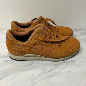 ASICS Gel Lyte 3 III Suede Honey Ginger Brown/Tan/Gold HL7U2